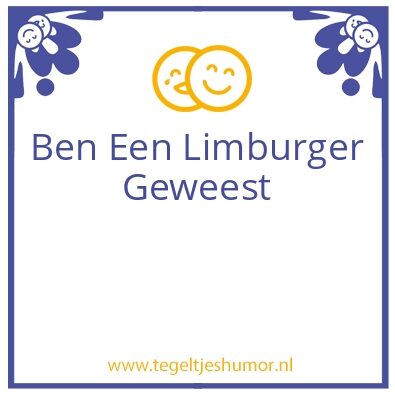 Tegeltje: BELG
