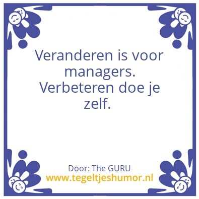 Tegeltje: Bedrijfstraining