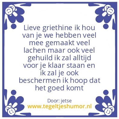 Tegeltje: liefde