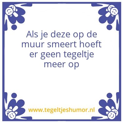 Tegeltje: Test