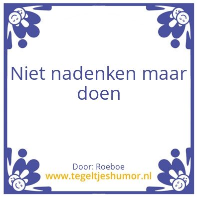 Tegeltje: Inholland