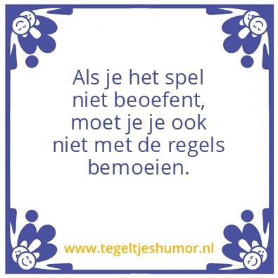Tegeltje: Het spel