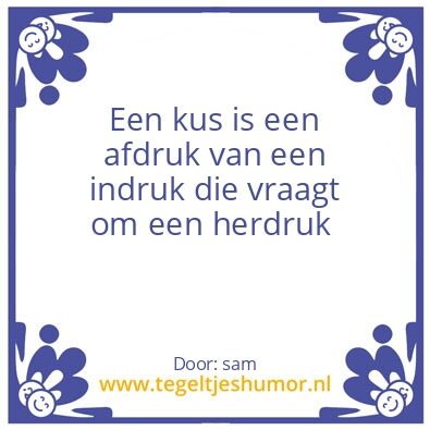 Tegeltje: kus