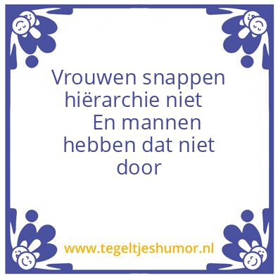 Tegeltje: Wijs