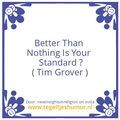 Tegeltje: In Action You Find Results
