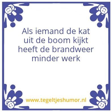 Tegeltje: Boom