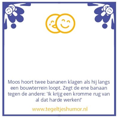 Tegeltje: Twee bananen
