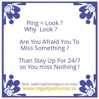 Tegeltje: Ping ?