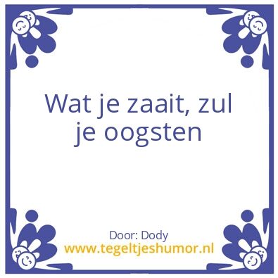 Tegeltje: Dody