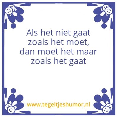 Tegeltje: wijsheid