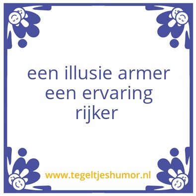 Tegeltje: Annette weer alleen