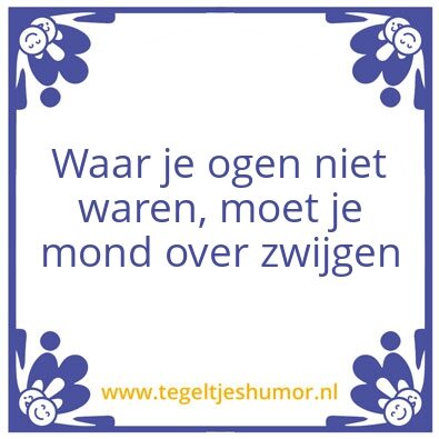 Tegeltje: Wijsheid