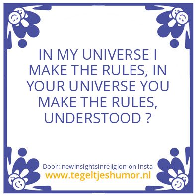Tegeltje: Aware..