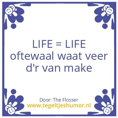 Tegeltje: spreuken