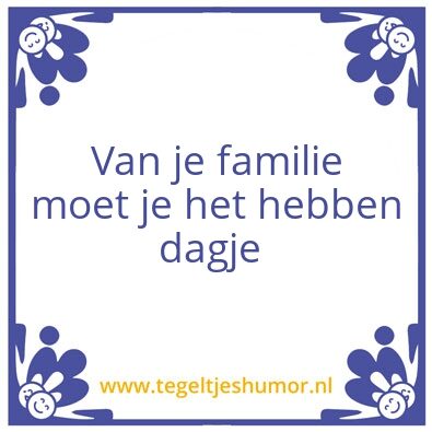 Tegeltje: Zoals beloofd