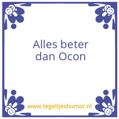 Tegeltje: Ocob