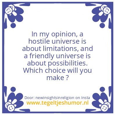 Tegeltje: Which choice will you make ?
