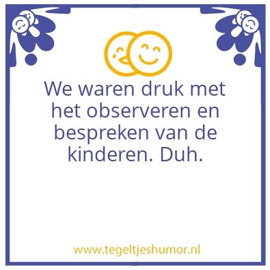 Tegeltje: Duh
