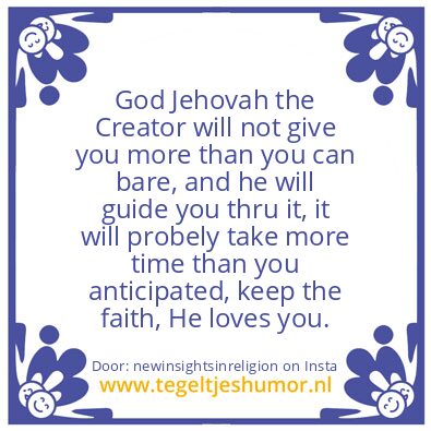 Tegeltje: how fGod operates