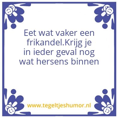 Tegeltje: Frikandel