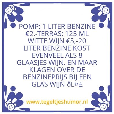 Tegeltje: Stelling