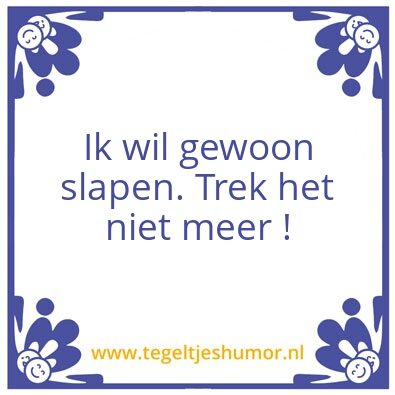Tegeltje: Kater