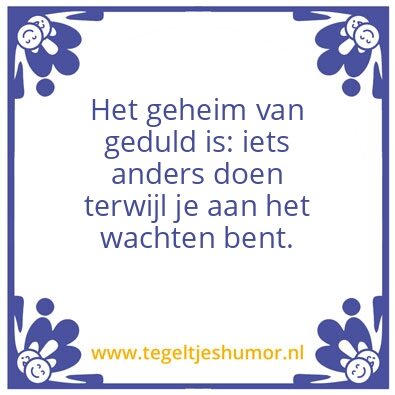 Tegeltje: Het geheim