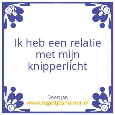 Tegeltje: ik