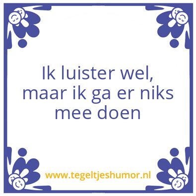Tegeltje: Werkdrukverlaging