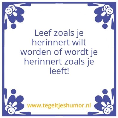 Tegeltje: Gekkiggeit