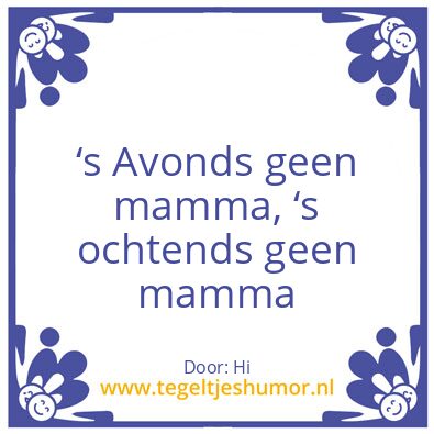 Tegeltje: Hi