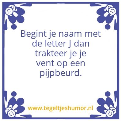 Tegeltje: Tegeltje
