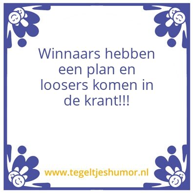 Tegeltje: Tja