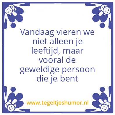 Tegeltje: Geweldige persoon