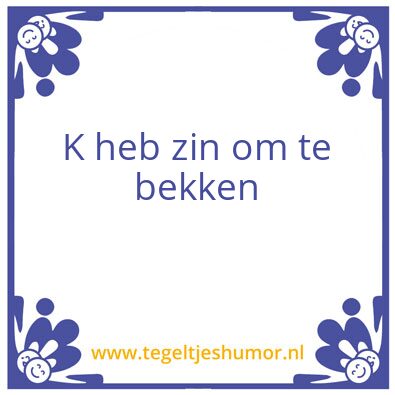 Tegeltje: Dylanotje