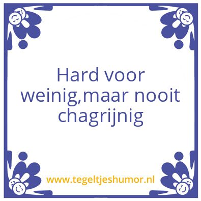 Tegeltje: Kereltje