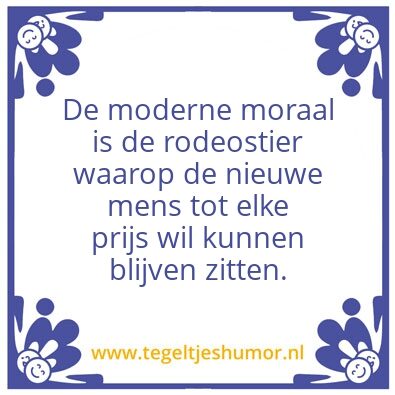 Tegeltje: rodeostier