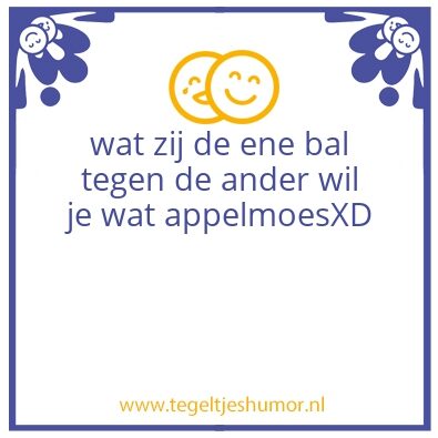 Tegeltje: geer