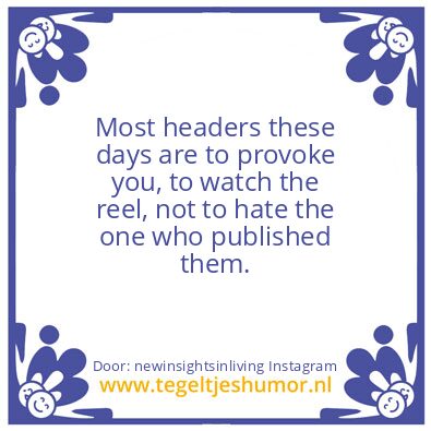 Tegeltje: the remarks on my tiles