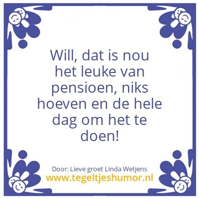 Tegeltje: Will Aspers