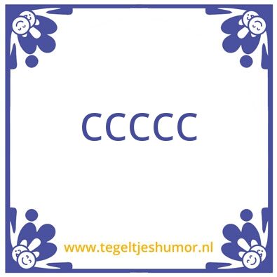 Tegeltje: Klanttevredenheid