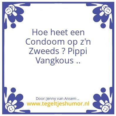 Tegeltje: CONDOOM ..
