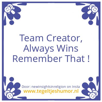 Tegeltje: Don,t they get it ?