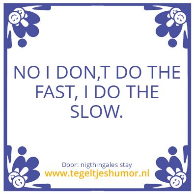 Tegeltje: analog optical internet