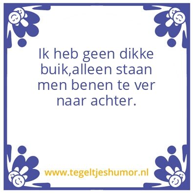 Tegeltje: optimist