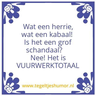 Tegeltje: vwc