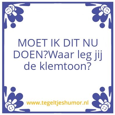 Tegeltje: ???