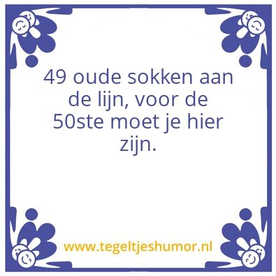 Tegeltje: 1