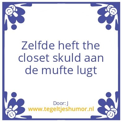 Tegeltje: Mufte Lugt