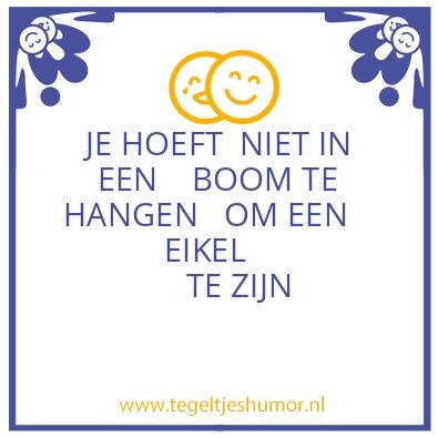 Tegeltje: E I K E L